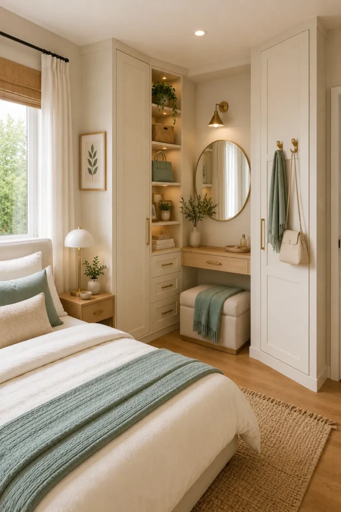 Built-In Dressing Nook