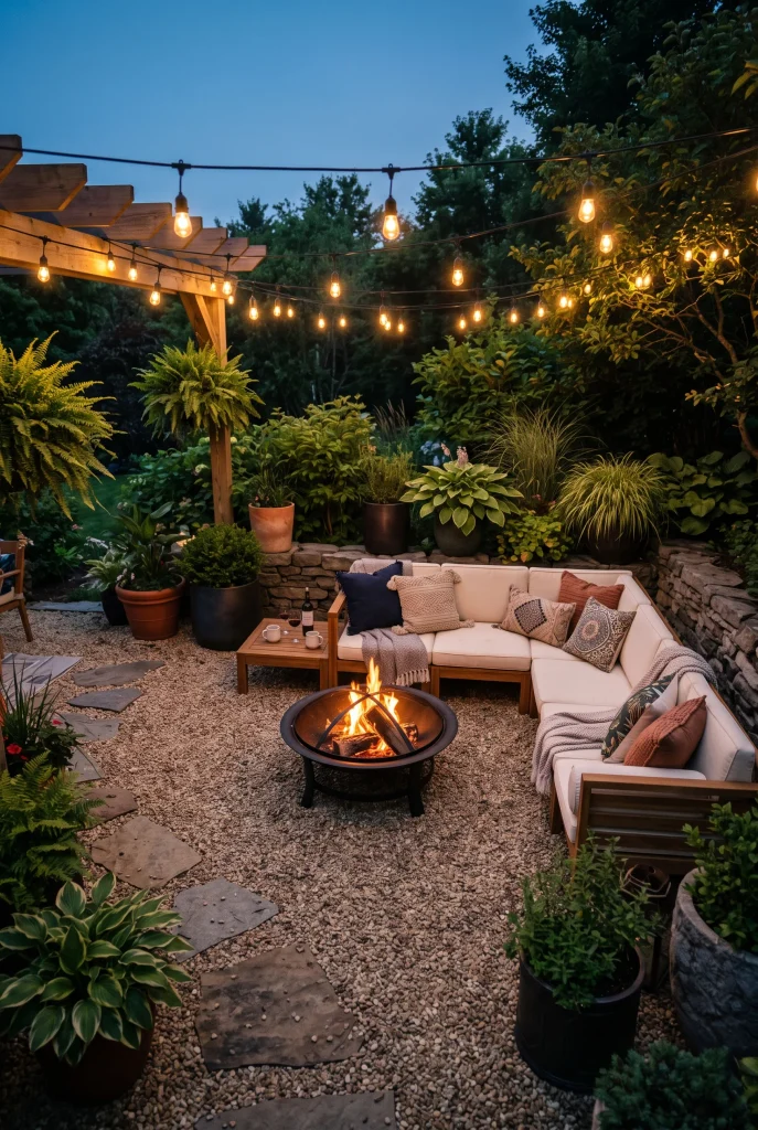 Ambient Fire Pit Lounge