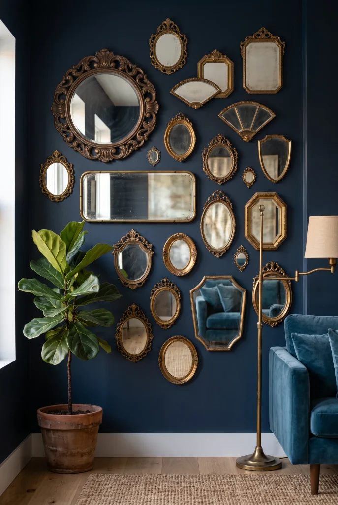 Antique Thrifted Mirror Collage