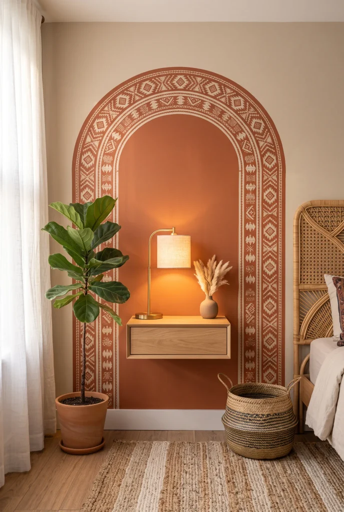 Arch Painted Wall Mural
