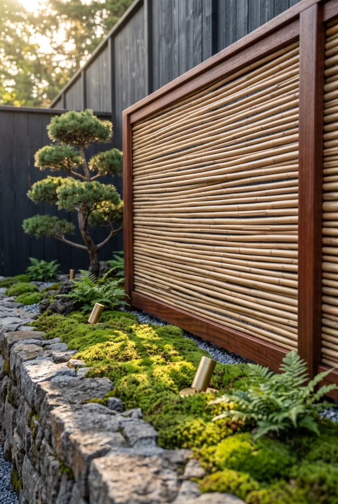 Bamboo Slat Fencing