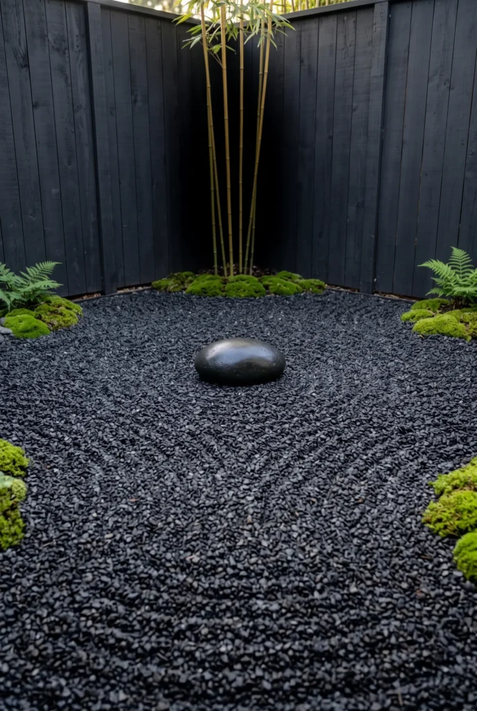 Black Basalt Gravel Beds