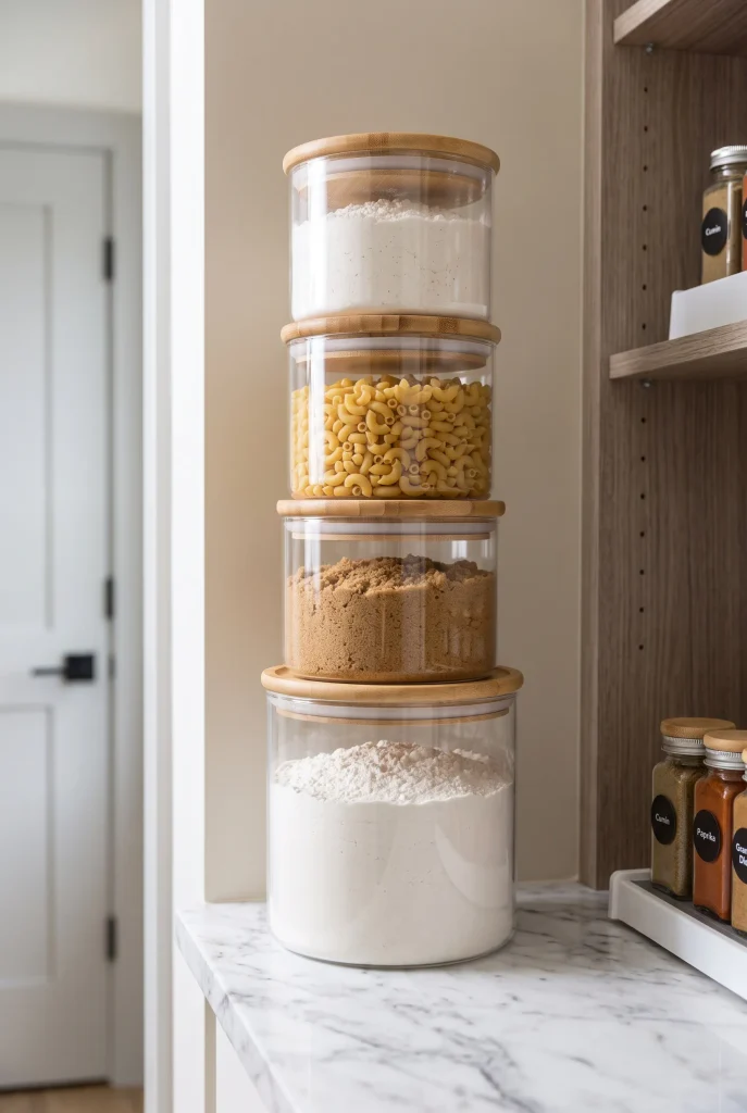 Clear Stacking Canister Sets