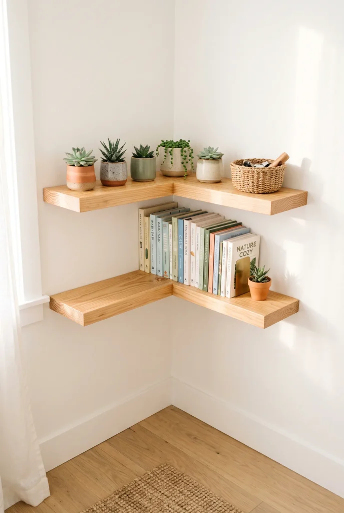 Corner Floating Shelves
