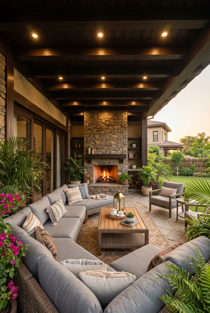 Covered Patio Lounge