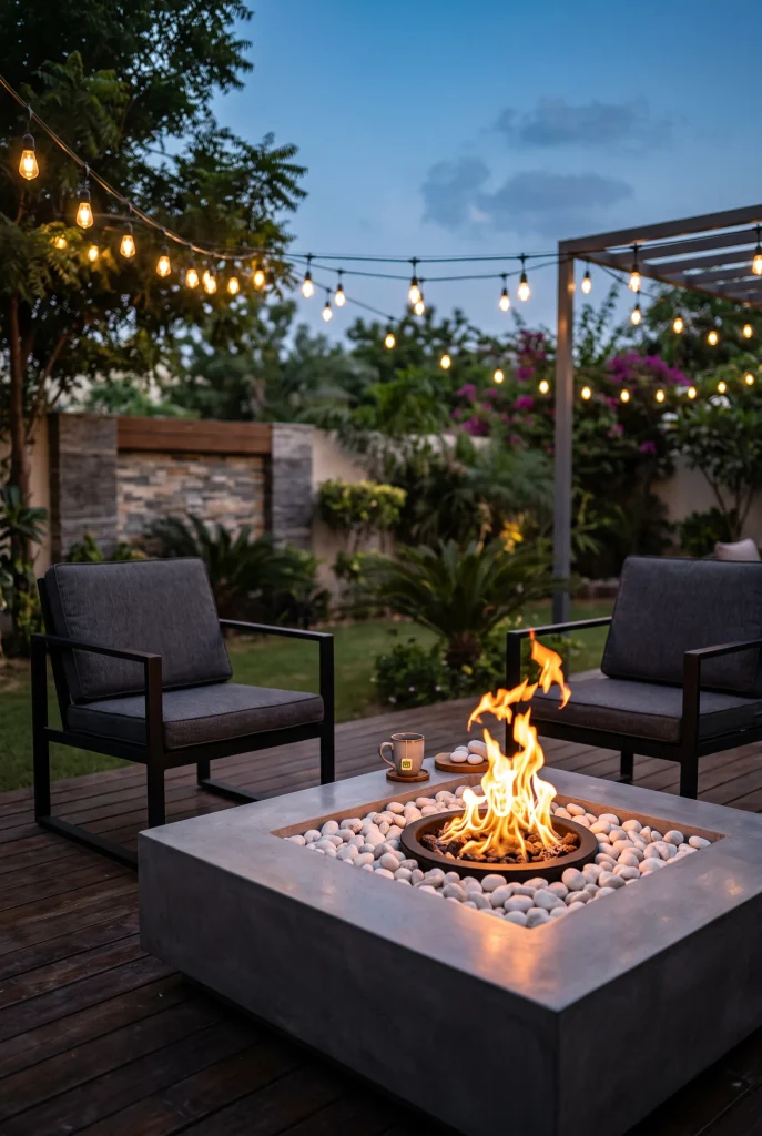 Cozy Outdoor Firepit
