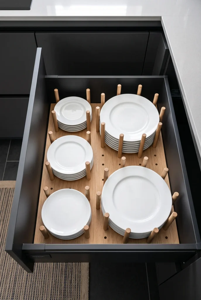 Deep-Drawer Peg Plate Organizers