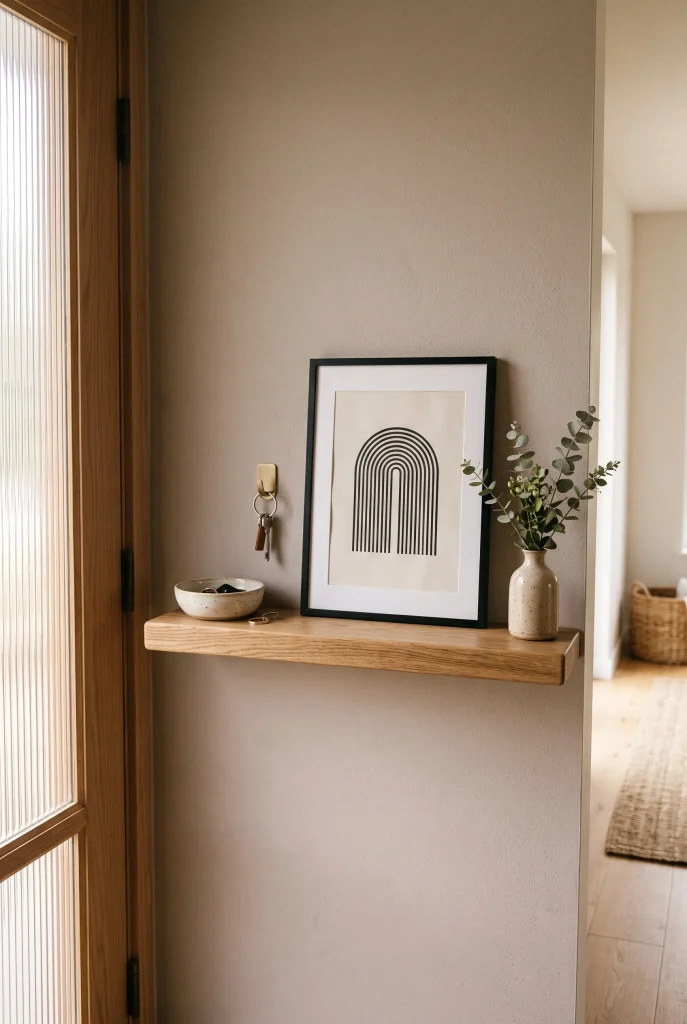 Floating Entryway Key Ledge