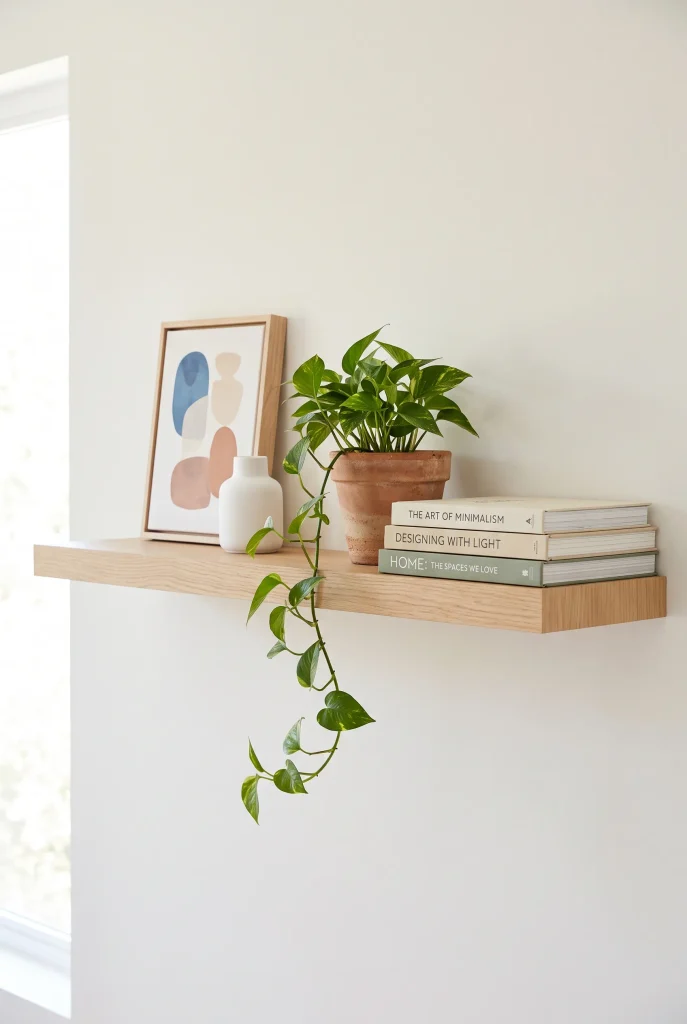 Floating Minimalist Shelving