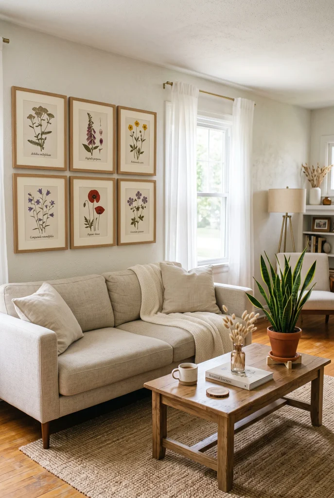 Framed Botanical Canvas Prints