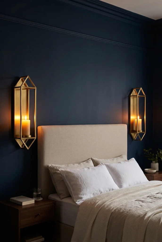 Gold Geometric Wall Sconces