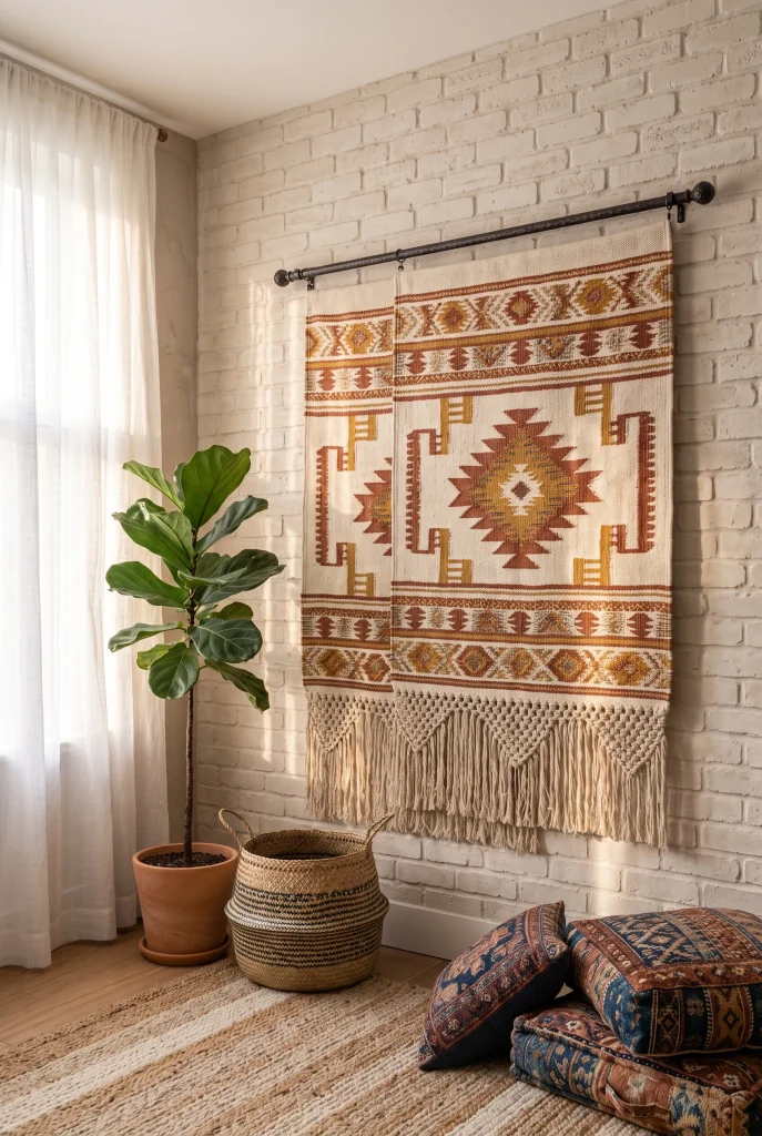 Hanging Layered Tapestries