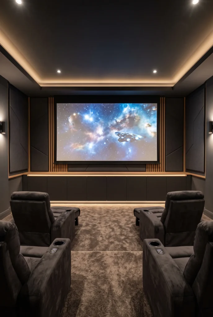 Hidden Media Cabinets