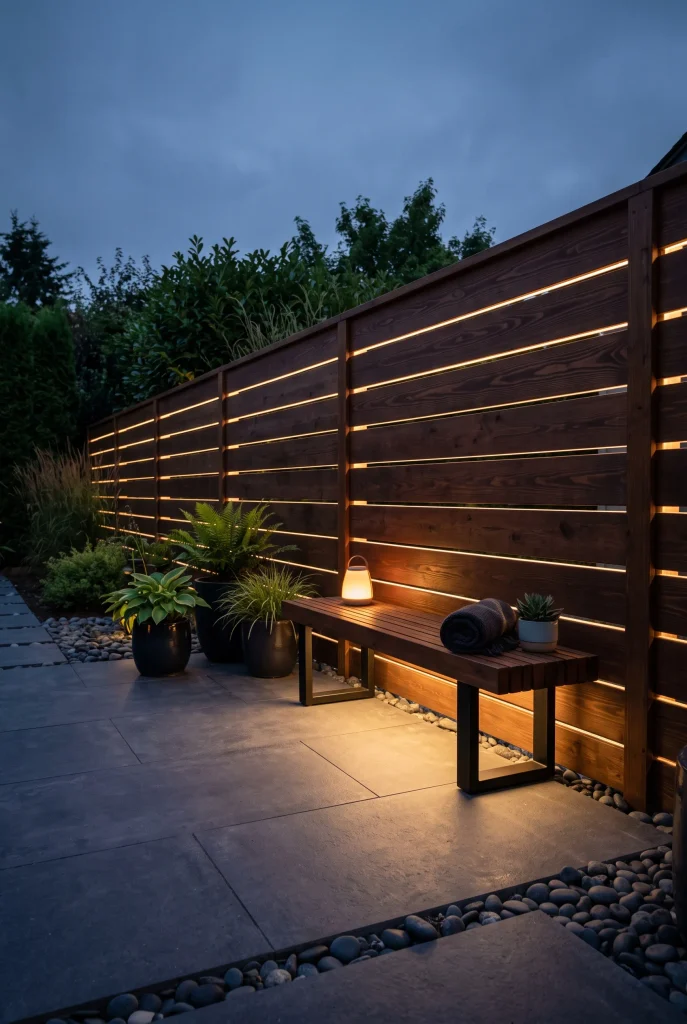 Illuminated Fence Strips