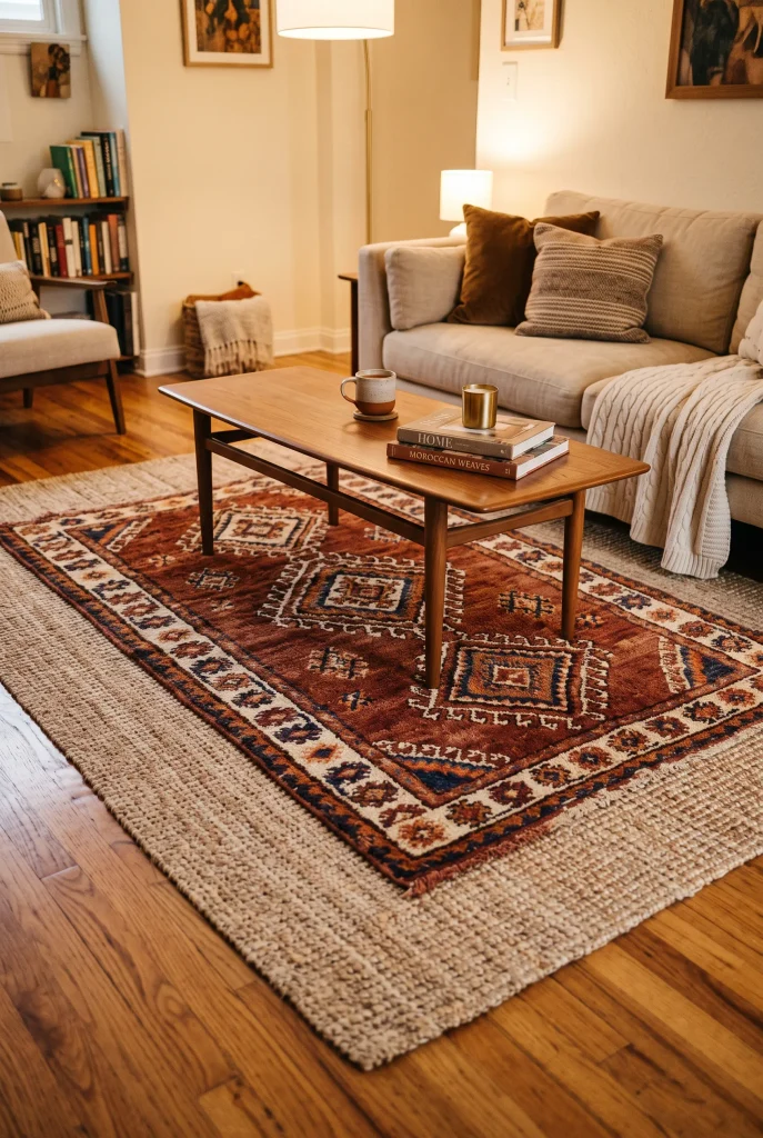 Layered Area Rugs