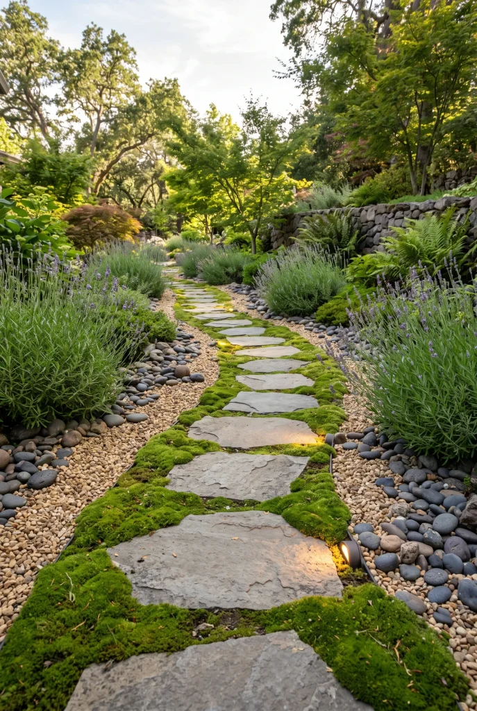 Layered Stone Pathway
