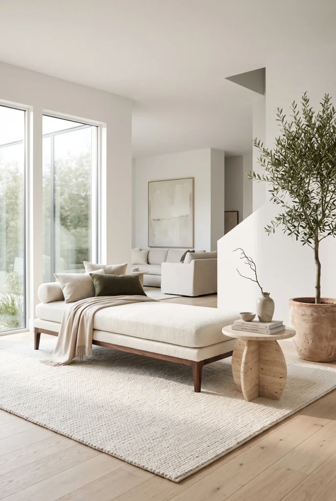Low-Profile Bouclé Daybeds