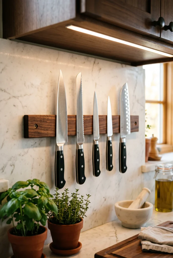 Magnetic Knife Wall Strips