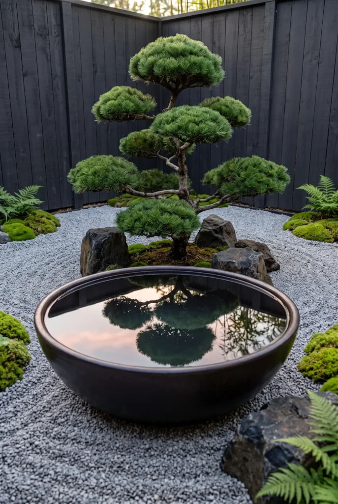 Mirrored Water Bowls