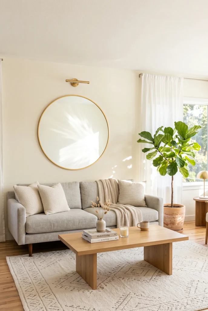 Over-the-Sofa Statement Mirror