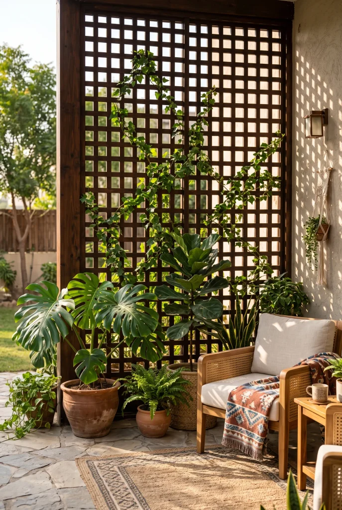 Privacy Lattice Screen