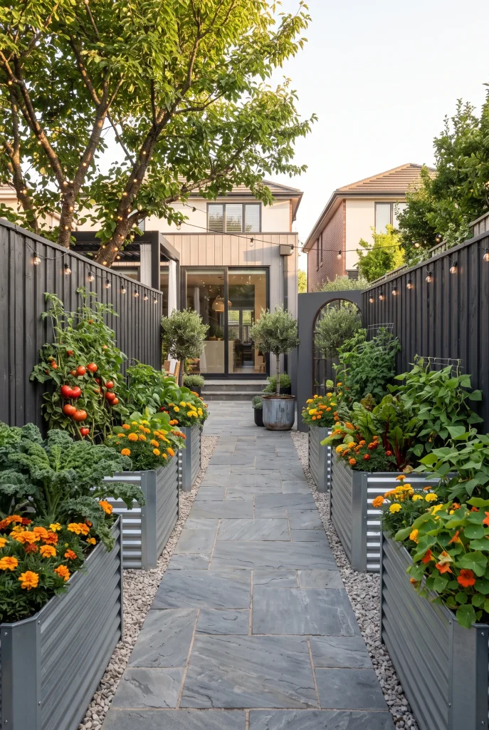 Raised Metal Planters