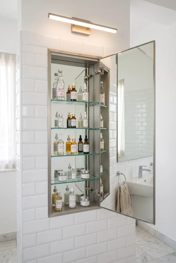 Recessed Bathroom Cabinets