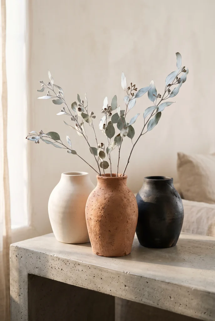 Sculptural Ceramic Vases