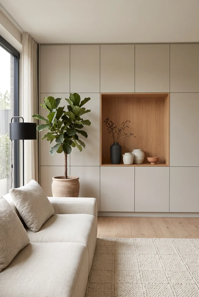 Seamless Built-In Storage