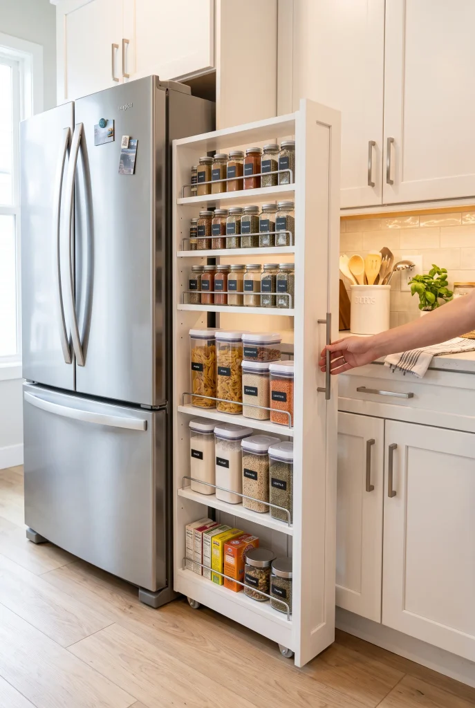 Slide-Out Pantry Towers