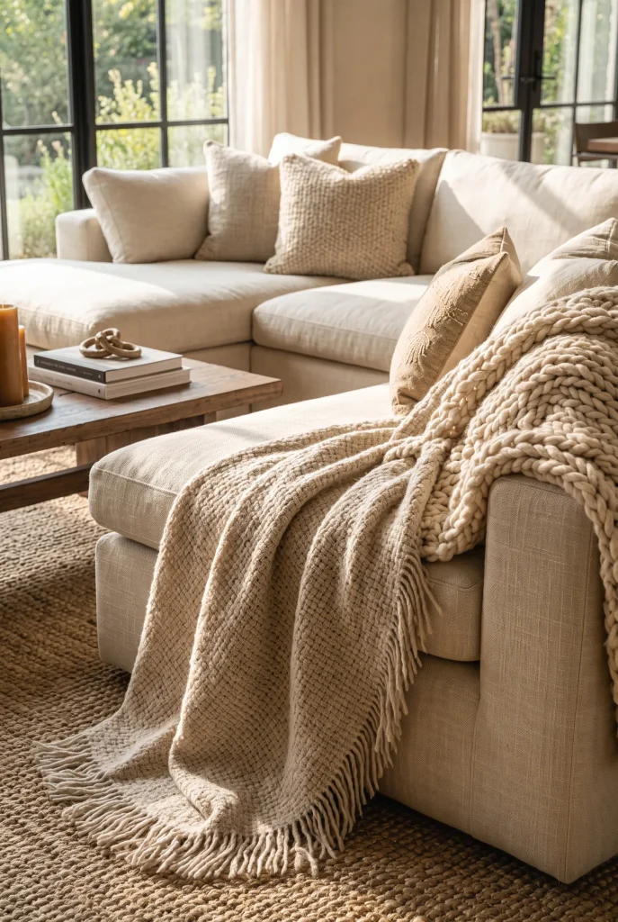 Textured Throw Blankets