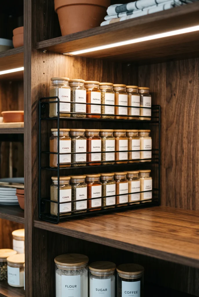 Tiered Wire Spice Racks