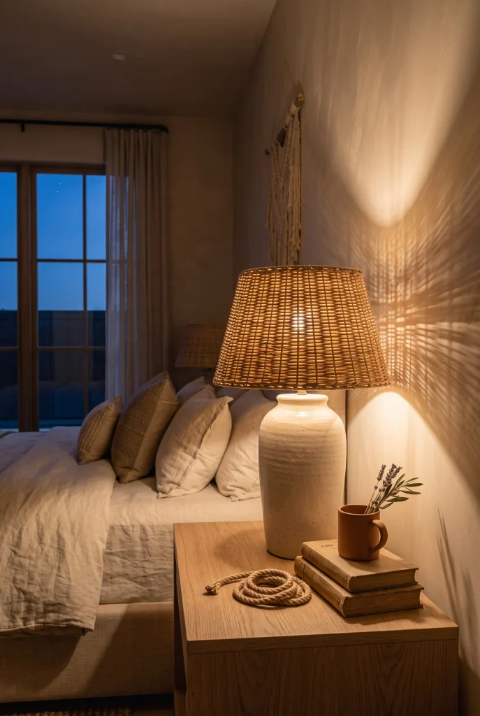 Warm Woven Lampshades