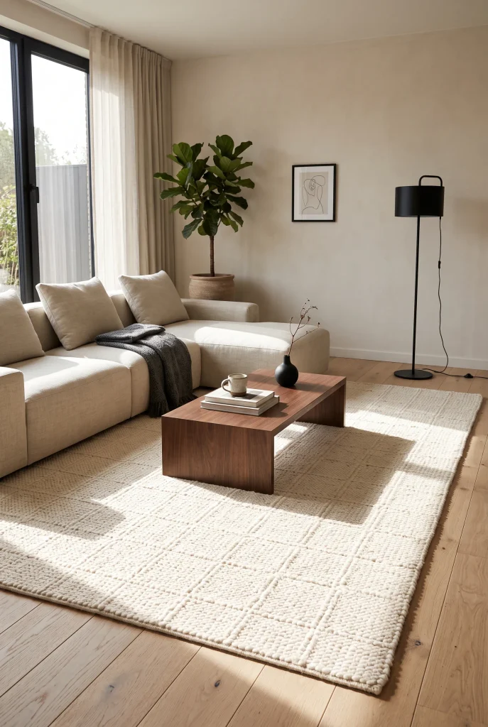 Woven Wool Area Rugs
